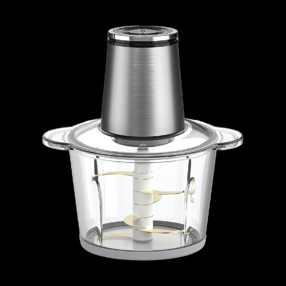 Electric meat chopper appliance and custom retail box packaging design