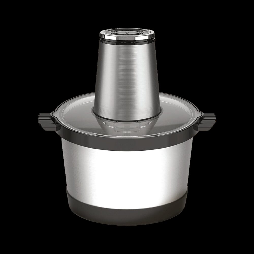 Electric meat chopper appliance and custom retail box packaging design