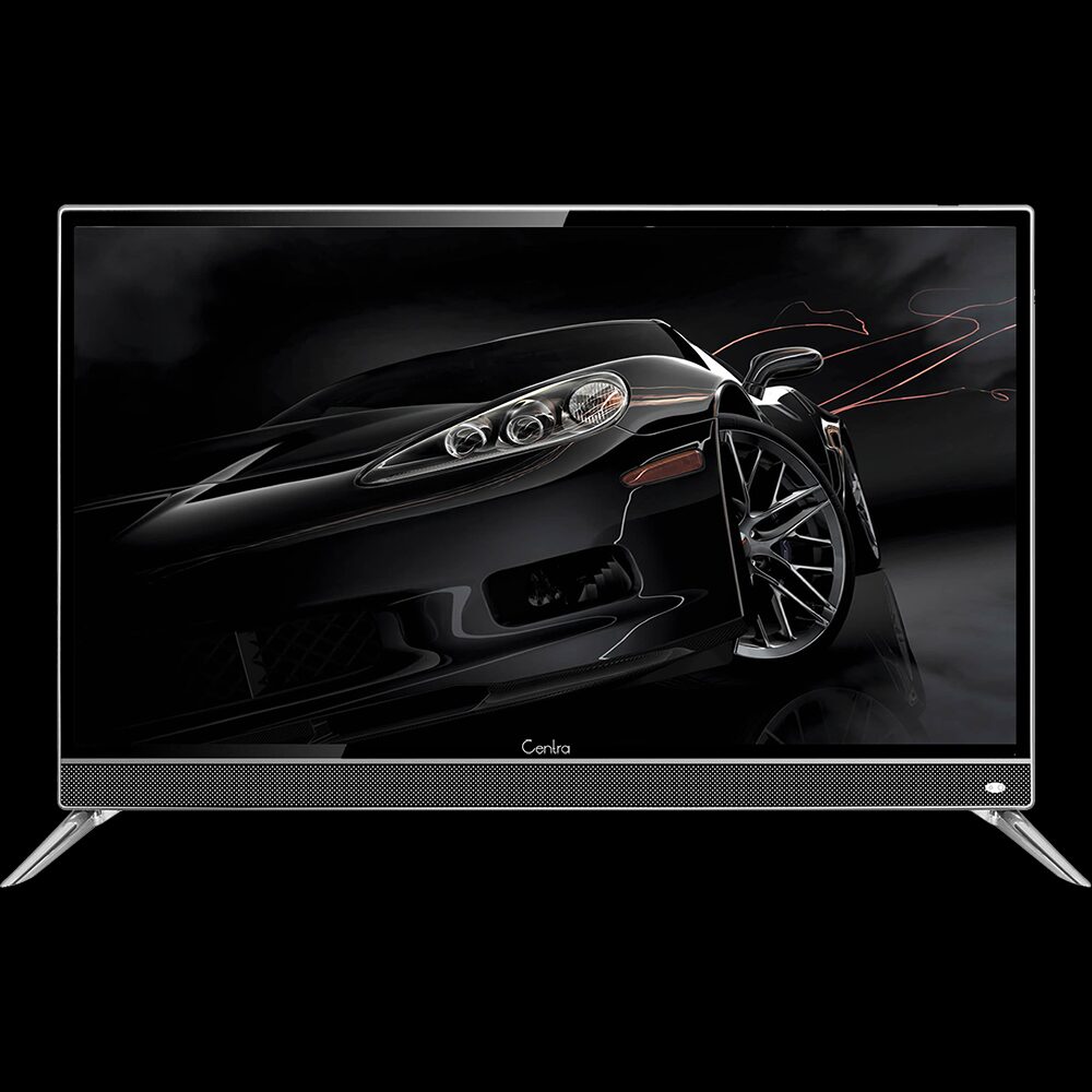 Flat screen smart LED TV unit with custom wholesale packaging graphics