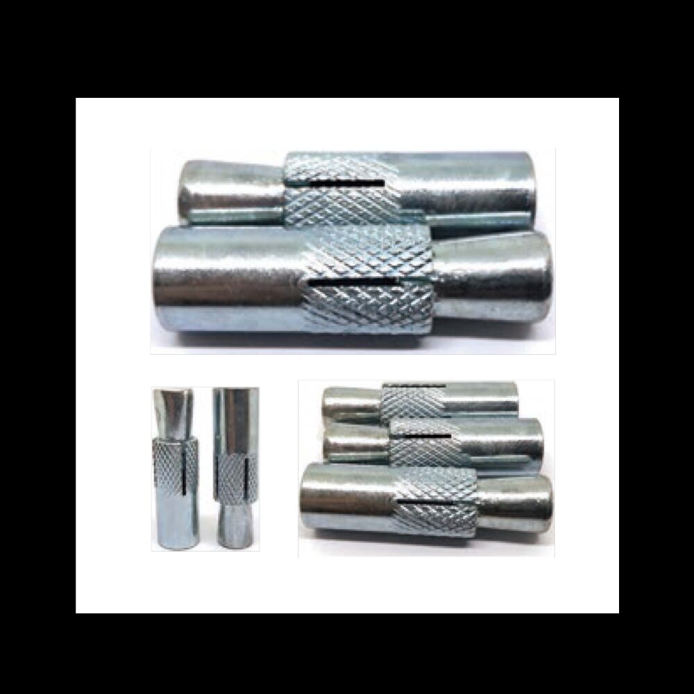 Bulk construction nails and wall anchors with wholesale structural packaging