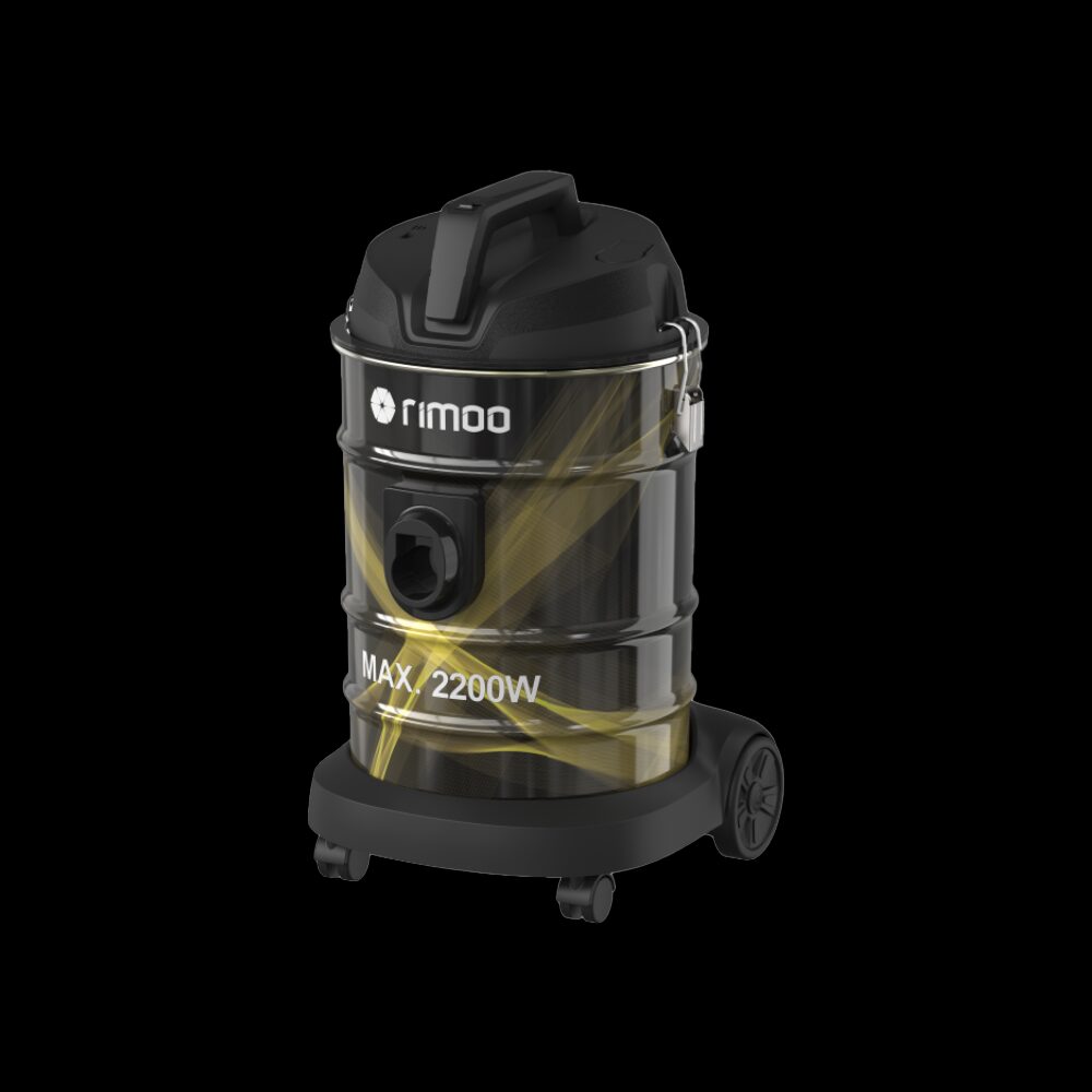 Heavy duty barrel wet and dry vacuum cleaner product showcase