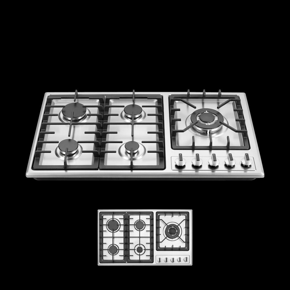 Built-in kitchen appliances oven microwave hob and ceramic cooktop showcase