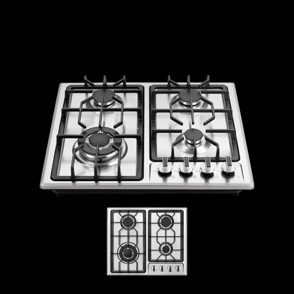 Built-in kitchen appliances oven microwave hob and ceramic cooktop showcase